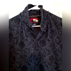 Blue Patterned Polo Style Shirt Tommy Hilfiger size Large